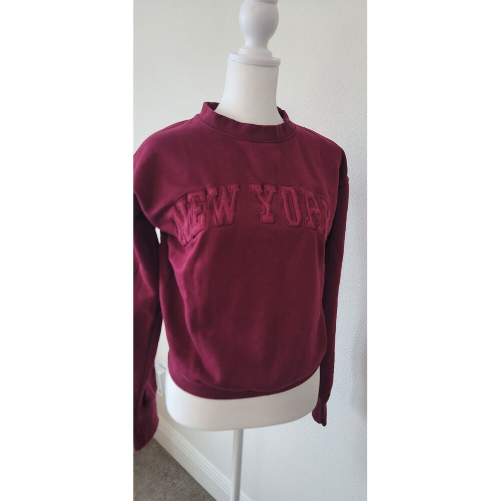 New York Popular  Logo Unisex Long Sleeve Sweatshirt Size S